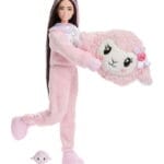 Barbie Docka - Cutie Avslöja Sweet Rosetter - Rosa Lamm