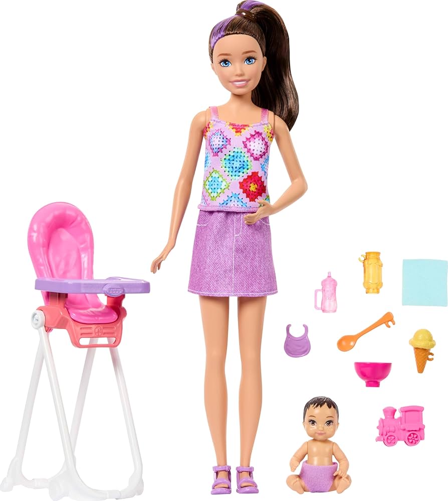 Barbie - Family & Friends Skipper Babysitters Inc Highchair Playset