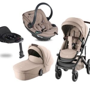 Britax Smile 5Z duovagn + BeSafe Go Beyond 2 babyskydd + isofixbas