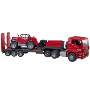 Bruder Lastbil - MAN TGA m. Manitou teleskoplastare - 02774