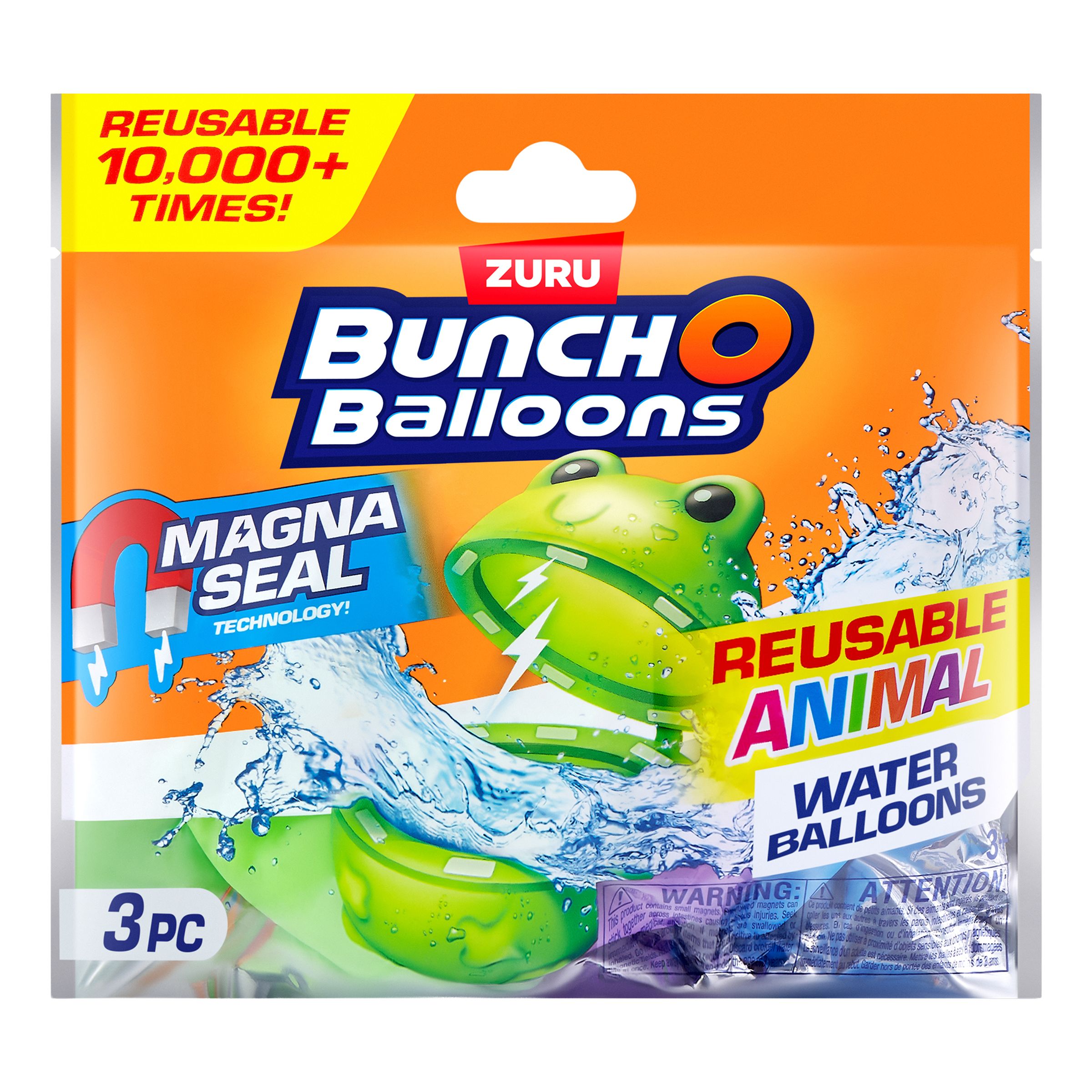 Bunch O Balloons Återanvändbara Vattenballonger Djur - 3-pack