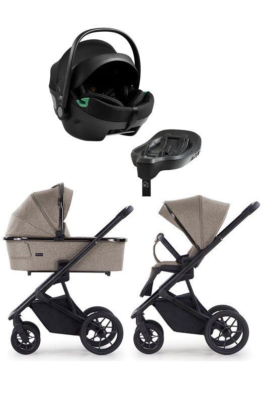 Crescent Prestige 2 Exclusive duovagn + Axkid GoKid babyskydd + bas