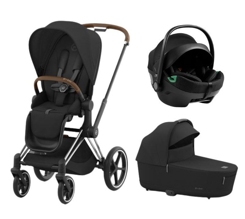 Cybex Priam duovagn + Axkid Gokid babyskydd & bas