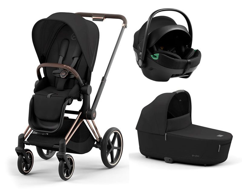 Cybex ePriam duovagn + Axkid GoKid babyskydd