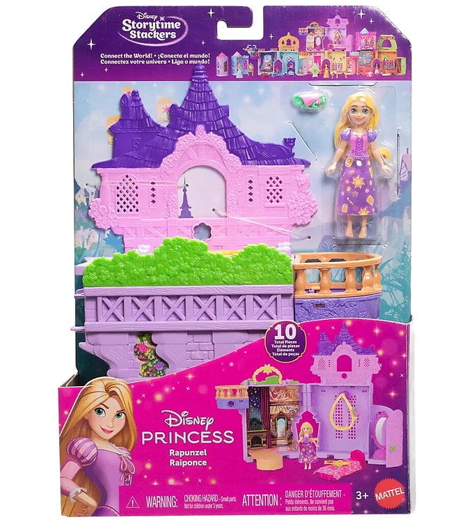Disney Princess Dockhus - Sagostundstaplare - Rapunzel