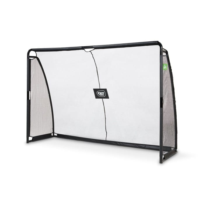 EXIT Finta Fotbollsmål av stål 300x200 cm (Svart)