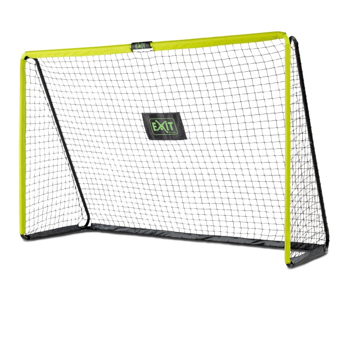EXIT Tempo Fotbollsmål av stål 300x200 cm (Grön/svart)