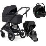 Emmaljunga Sento Pro duovagn Flat+ 2026 + Axkid GoKid babyskydd