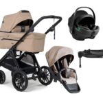 Emmaljunga Sento Pro duovagn Flat+ 2026 + Axkid GoKid babyskydd + bas