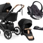 Emmaljunga Super Sonic duovagn + BeSafe iZi Go Modular X2 babyskydd + isofixbas