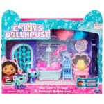 Gabby's Dollhouse Set - 8 Delar - Mercat Primp & Pamper Badrum