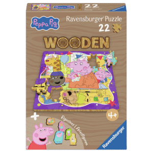 Greta Gris Träpussel 22 Bitar Ravensburger