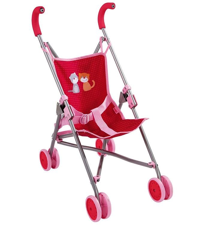HABA Dockvagn - Röd/Rosa