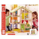 Hape Dockhus - 74 cm - Hus för alla årstider