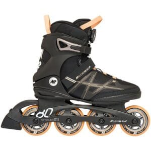 K2 Rullskridskor - Alexia 80 Boa - Svart/Orange - Inline