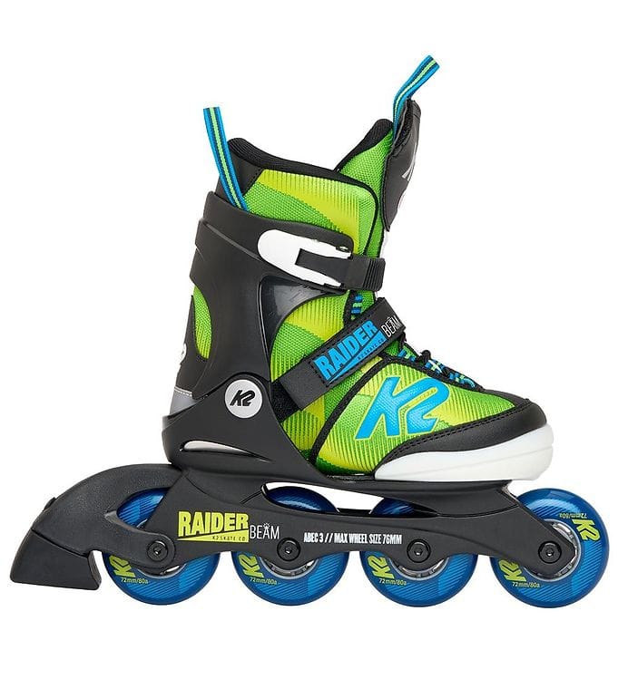 K2 Rullskridskor - Raider Beam - Grön/Svart - Inline