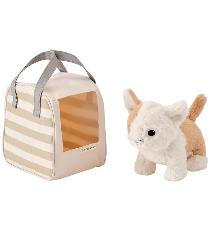 Kids Concept Katt m. Väska - Beige/Vit
