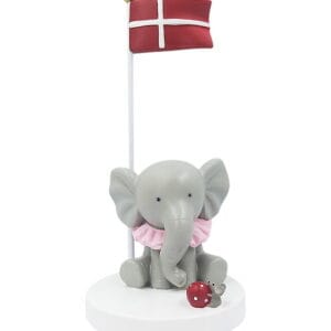 Kids by Friis Tabell Flagg - 14,5 cm - Elefant m. Mus och Boll