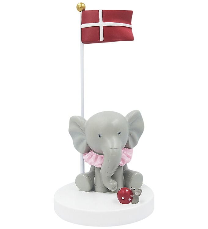 Kids by Friis Tabell Flagg - 14,5 cm - Elefant m. Mus och Boll