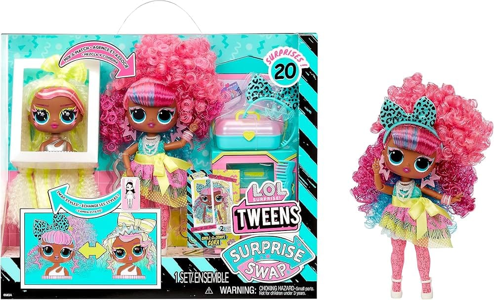 L.O.L. Surprise Tweens Surprise Swap Fashion Doll - Curls 2 Crimp Cora