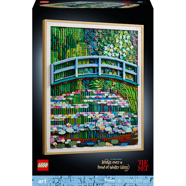 LEGO Art Claude Monet - Bridge Over a Pond of Water Lilies (31220)