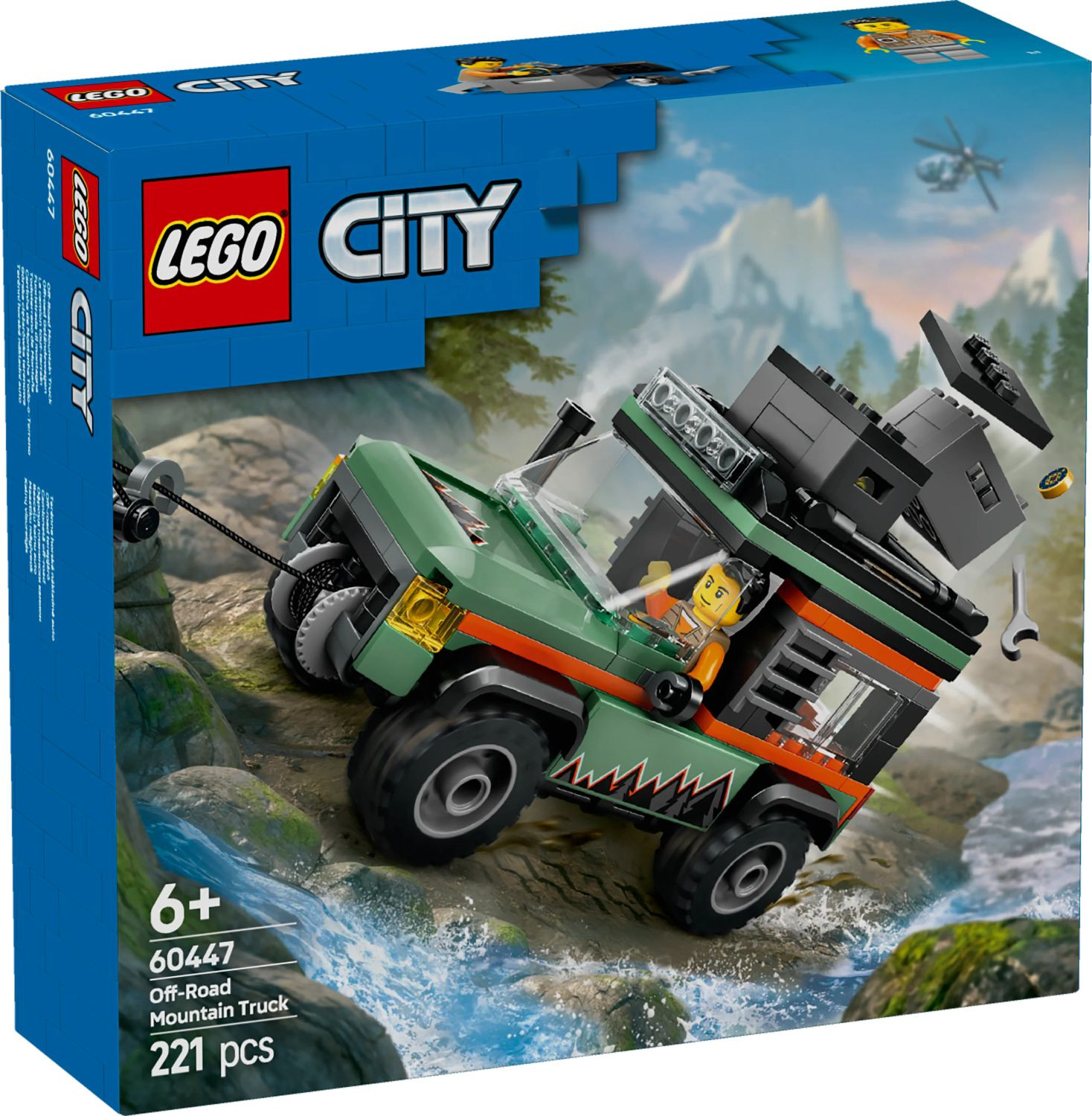 LEGO® City 4-hjulsdriven terrängbil för bergskörning 60447 - LEGO - Leksaksaffären