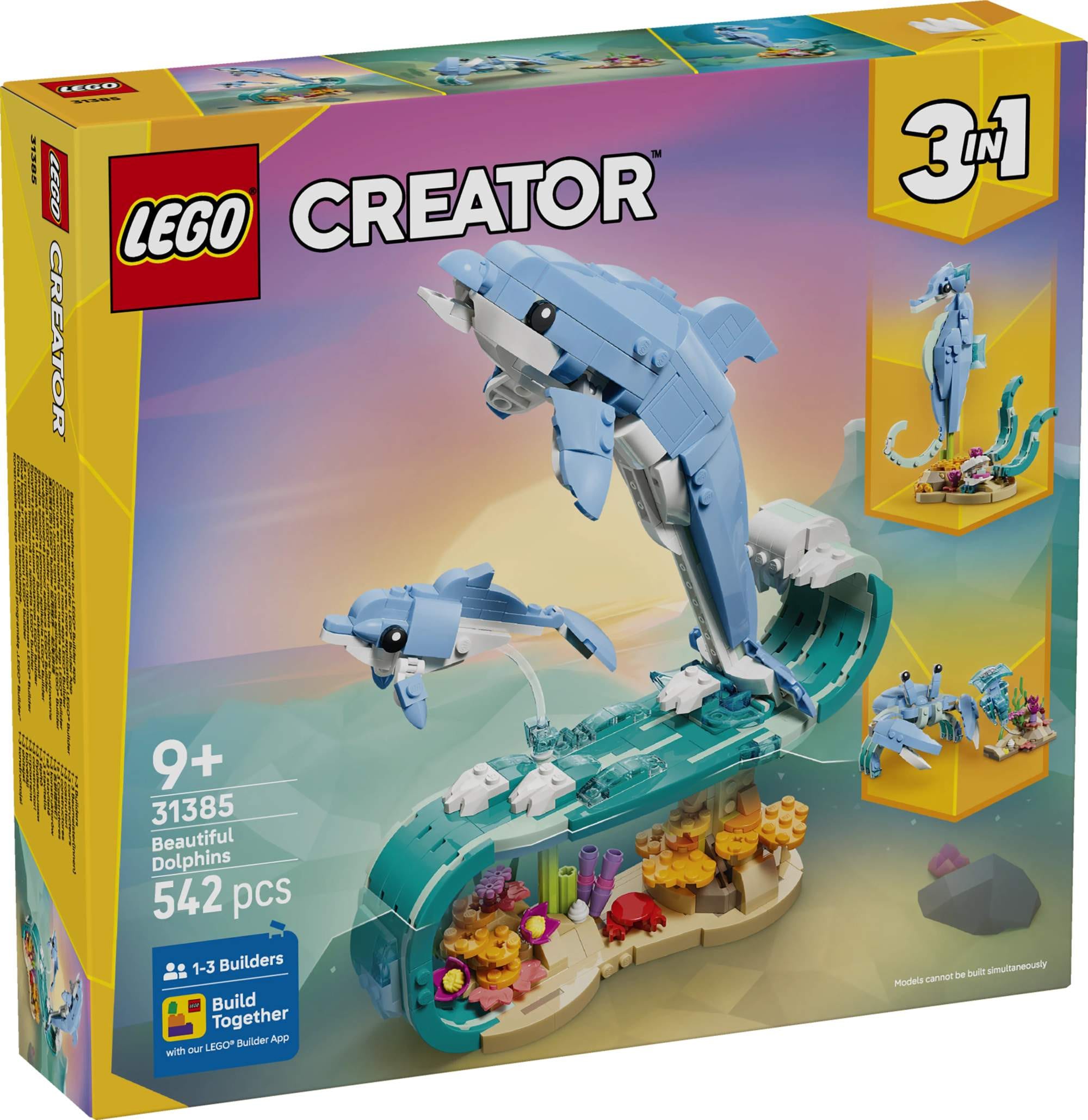 LEGO® Creator Havsdjur: vackra delfiner 31385 - LEGO - Leksaksaffären