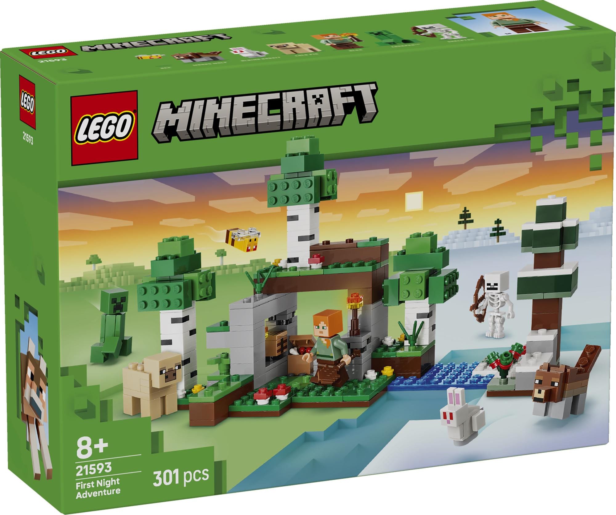 LEGO® Minecraft Första nattens äventyr 21593 - LEGO - Leksaksaffären