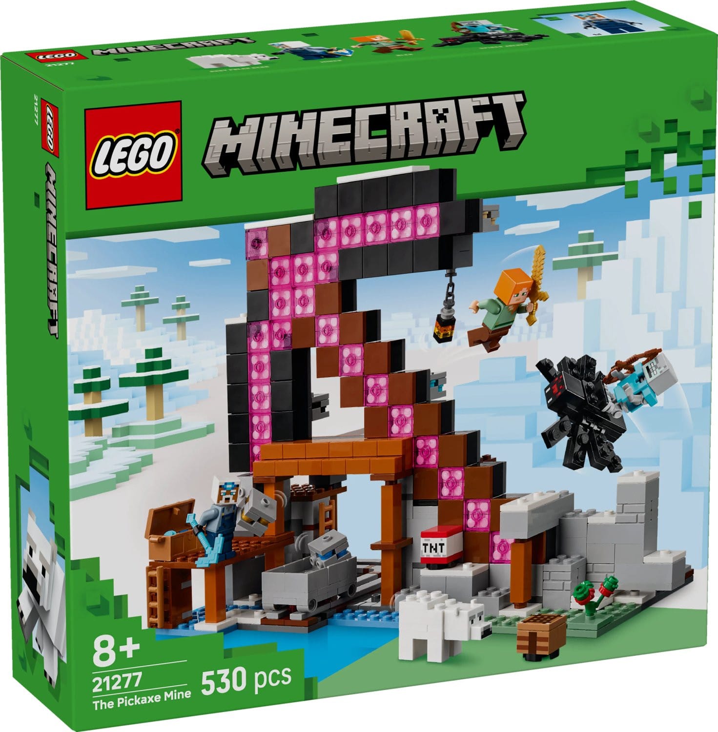 LEGO® Minecraft Spetshackegruvan 21277 - LEGO - Leksaksaffären