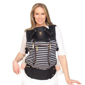LILLEbaby bärsele Complete All Seasons, black of the same stripes