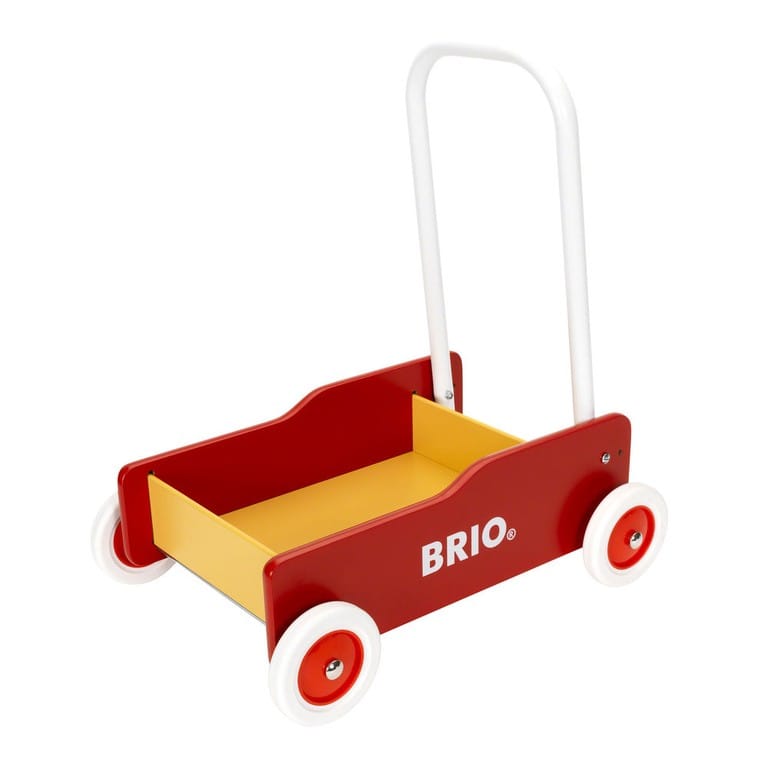 Lära gå vagn (röd) Brio - Brio - Leksaksaffären