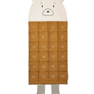 Liewood julkalender Klaus, Mr Bear golden caramel