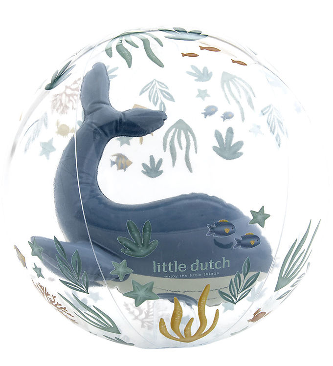 Little Dutch Badboll - 35 cm - 3D-val - Ocean Värld