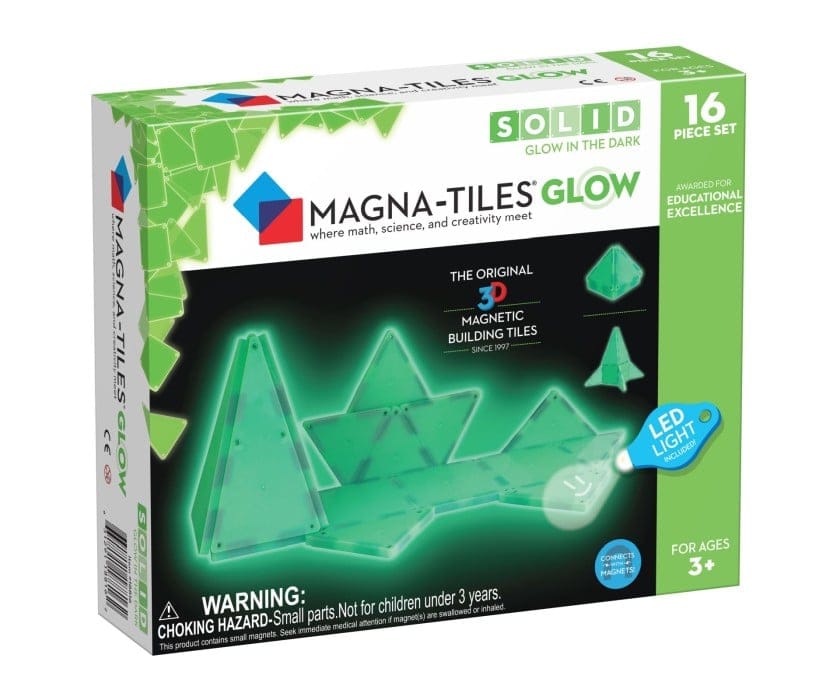 Magna-Tiles Glow 16 delar tilläggssats