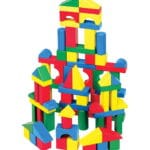 Melissa & Doug Träleksaker - Byggklossar - 100 st.