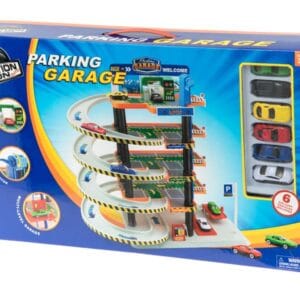 Parkeringsgarage 4 våningar Inkl 6 Bilar Leksaksset (Utgått)
