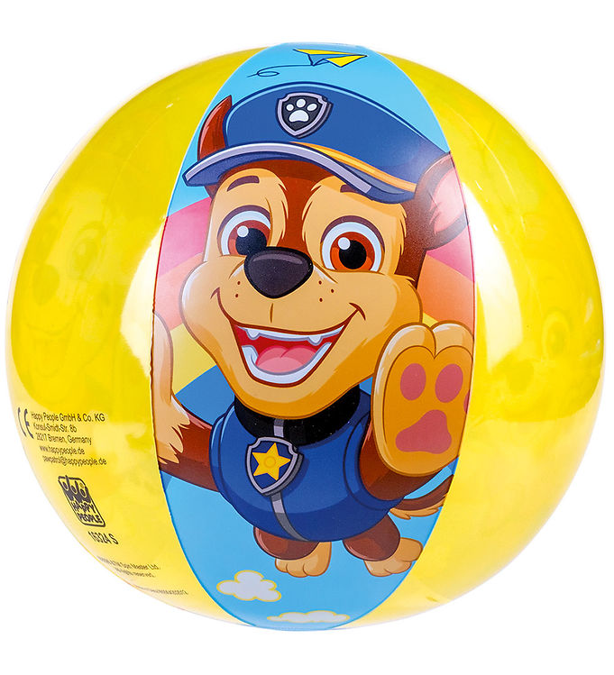 Paw Patrol Badboll - 29 cm - Blå/Gul