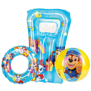 Paw Patrol Badleksaker-Set - Luftmadrass/Badring/Badboll