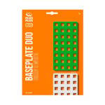 Plus-Plus BIG Basplatta 2 Bitar white/green