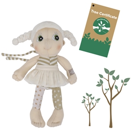 Rubens Barn R B Docka Mini Ecobuds Lily