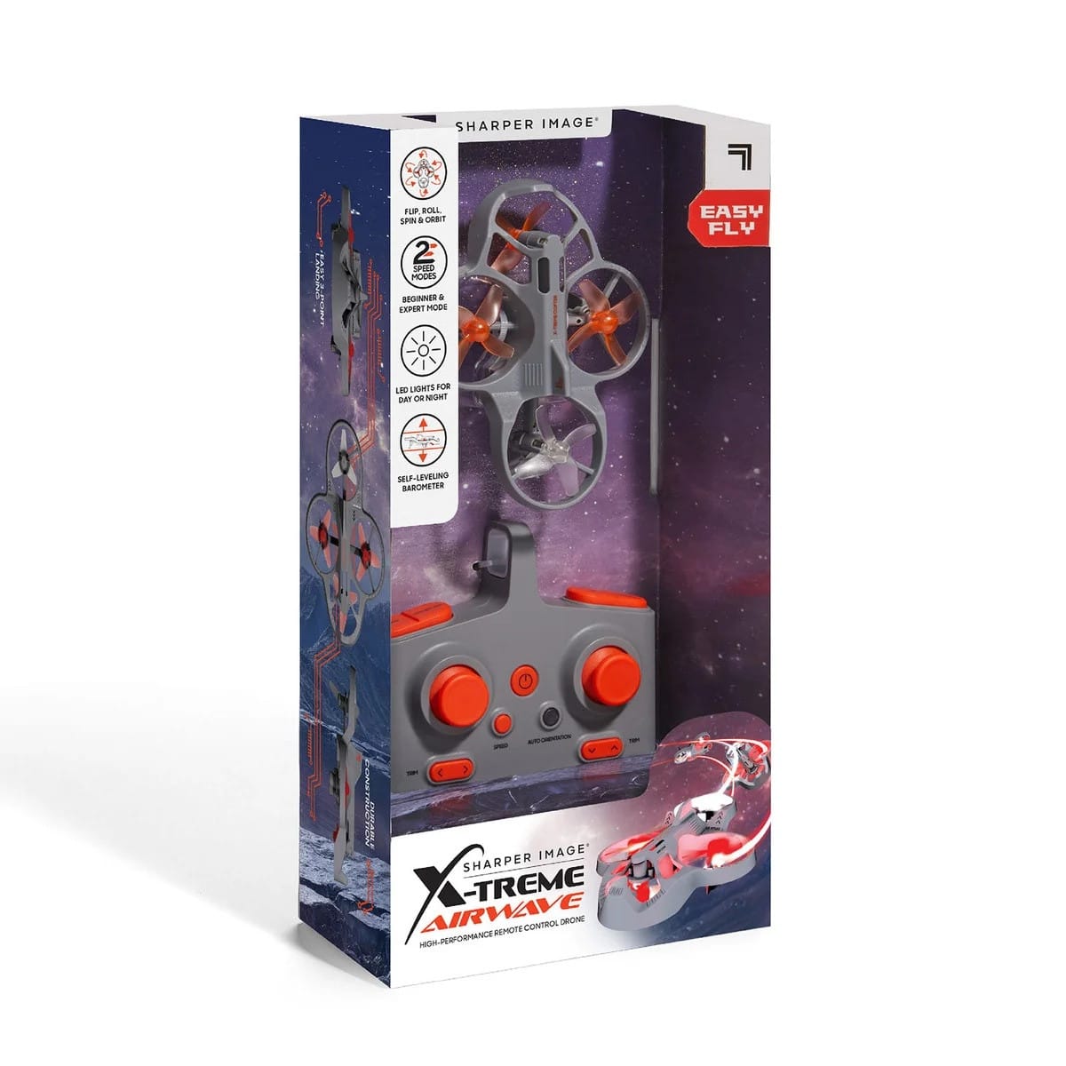 Sharper Image Xtreme Airwave RC Drönare - - Leksaksaffären