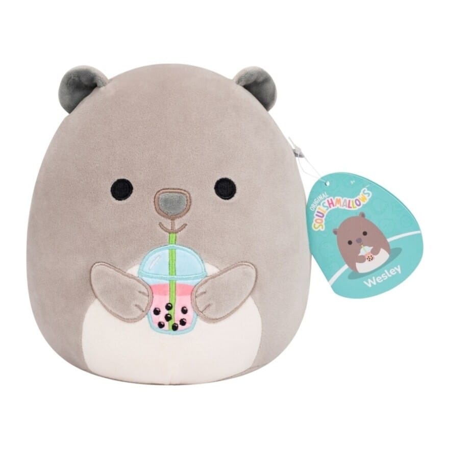 Squishmallows 19cm Wesley Wombat - Squishmallows - Leksaksaffären