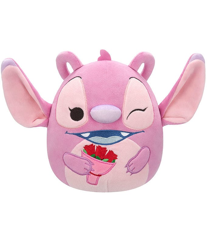 Squishmallows Gosedjur - 20 cm - Disney Angel m. Bukett