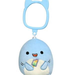 Squishmallows Gosedjur - 9 cm - Rey Shark - Klippfäste