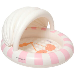 SunnyLife Barnpool m. Skärm - 120x104 cm - Cotton Candy - Che