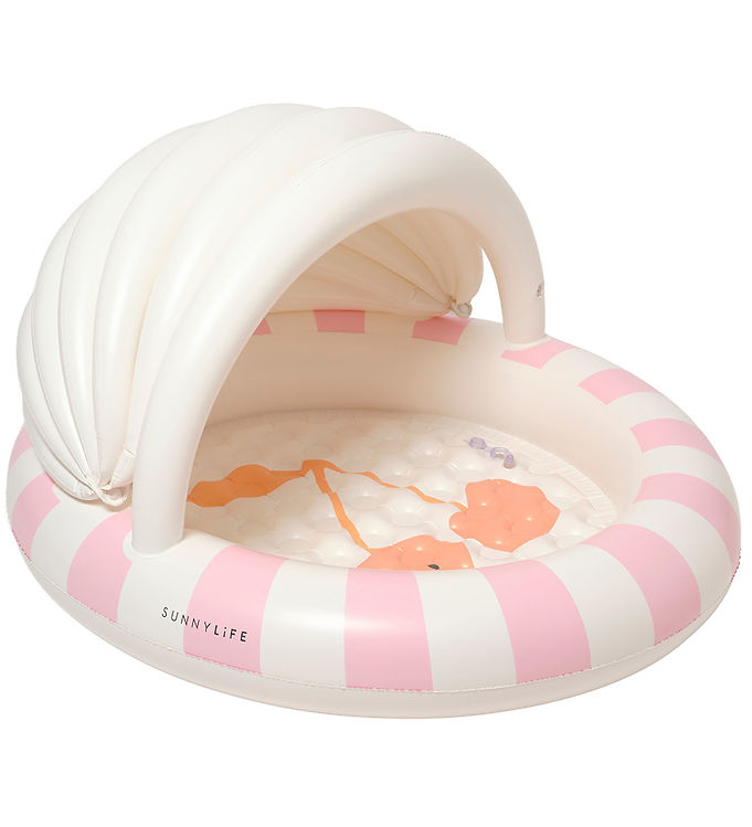 SunnyLife Barnpool m. Skärm - 120x104 cm - Cotton Candy - Che