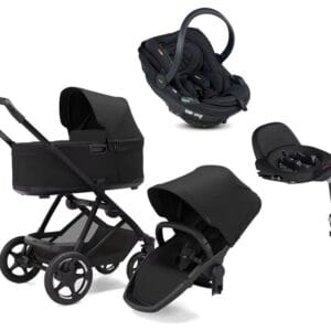 Thule Charm 2-in-1 duovagn + BeSafe Go Beyond 2 babyskydd + isofixbas