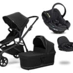 Thule Sleek 2 duovagn + BeSafe Go Beyond 2 babyskydd + isofixbas