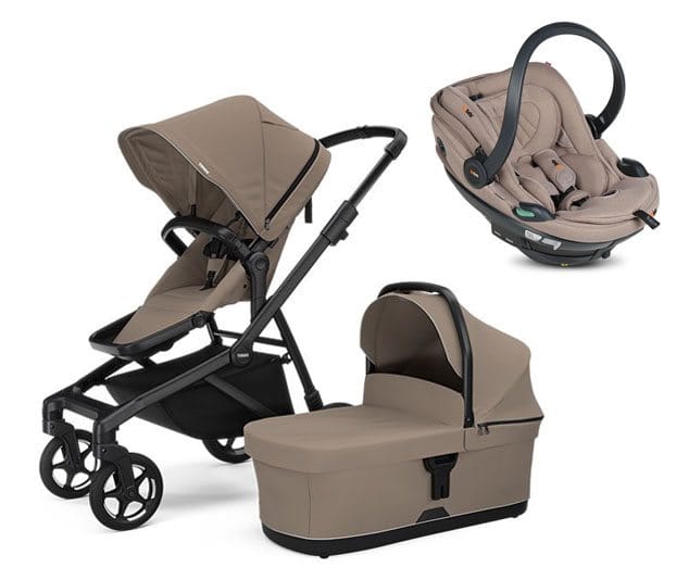 Thule Sleek 2 duovagn + BeSafe Go Beyond 2 babyskydd