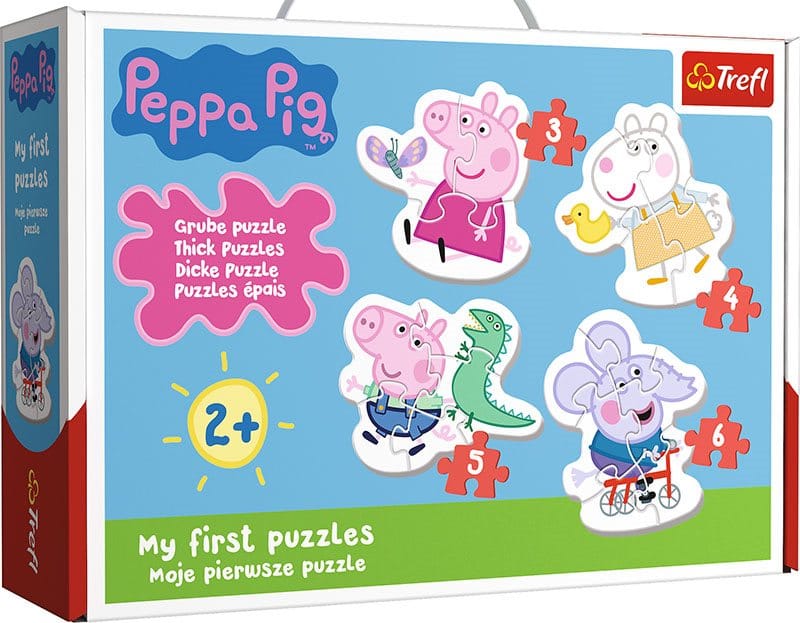 Trefl babypussel 4-i-1, Peppa Pig